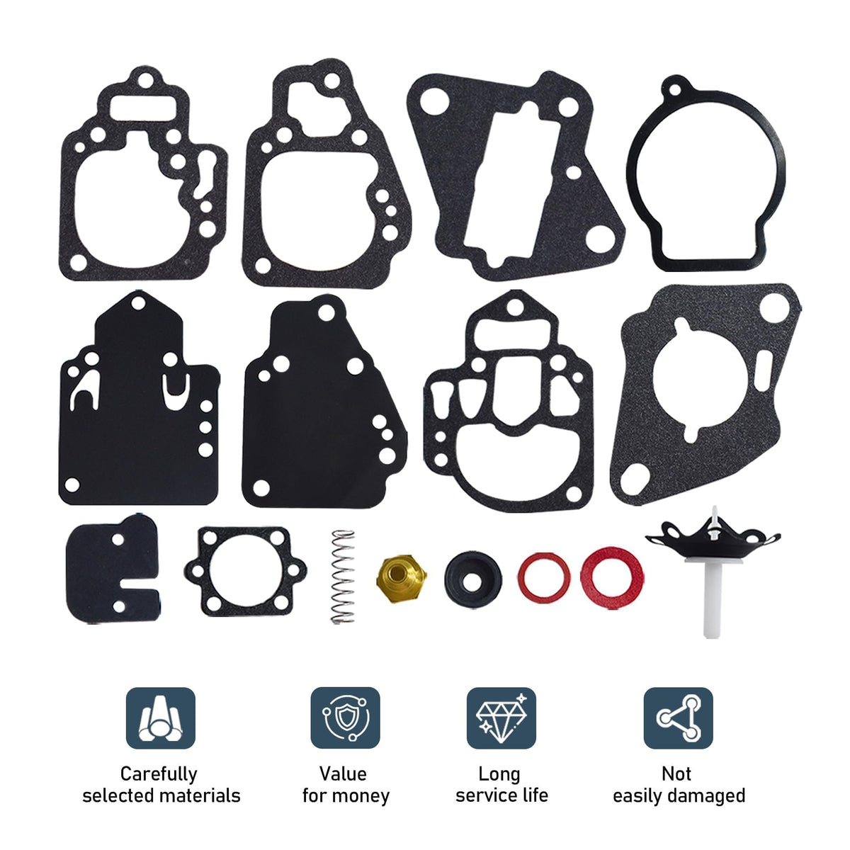 Panwarmoll kit installed on carburetor demonstrating restored function