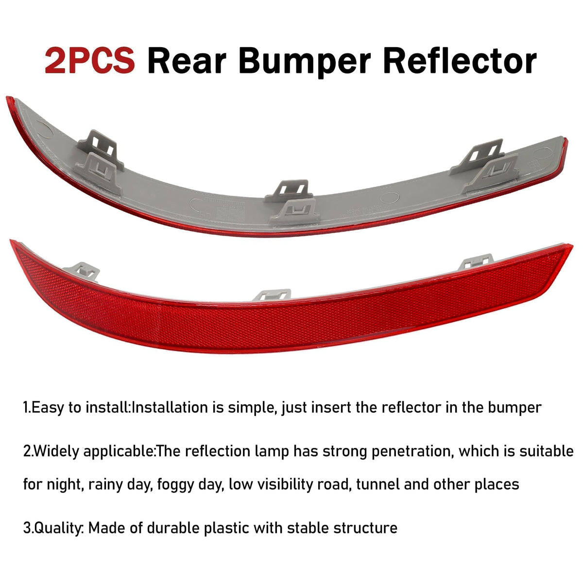 Panwarmoll reflectors beside ruler showing scale for correct part sizing and fit