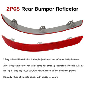 Panwarmoll reflectors beside ruler showing scale for correct part sizing and fit