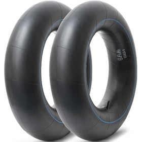 PaoWin front view of boxed 2-pack inner tubes showing product and size benefit