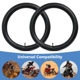 PaoWin inner tube installed on dirt bike rear wheel showing durability benefit