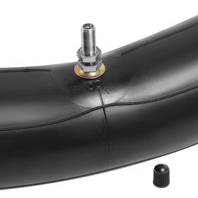 PaoWin TR4 straight valve stem close-up highlighting robust rubber-coated seal