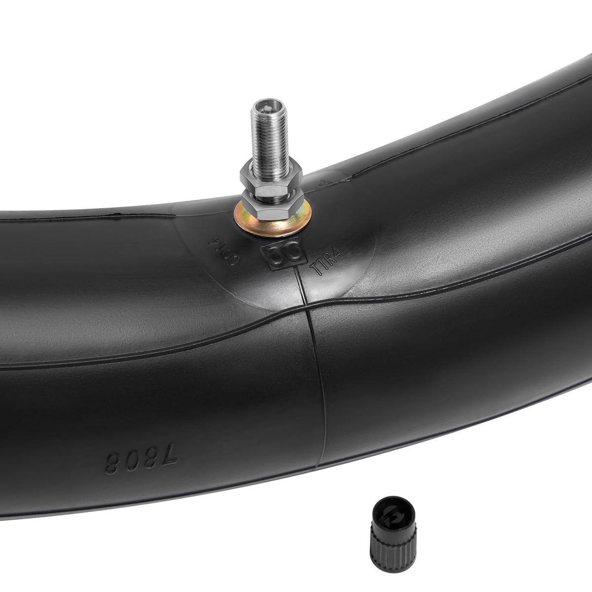 PaoWin TR4 straight valve stem close-up highlighting secure seal and durability