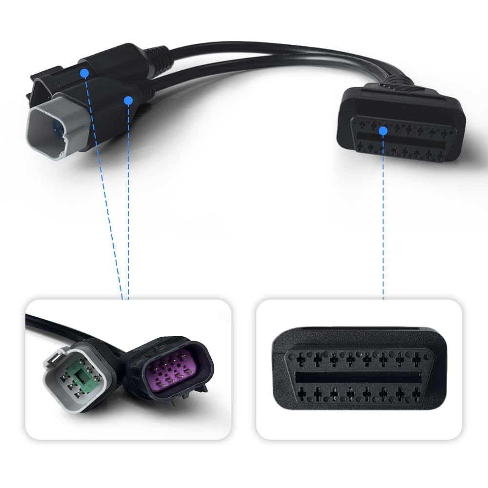 PARANNIC cable laid out to show length and both connectors for easy comparison