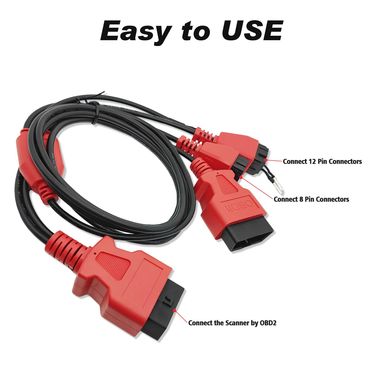PARANNIC cable beside a ruler showing scale and portability for mobile technicians