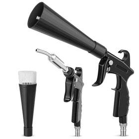 PARAROSE front view showing gun and accessories for faster cleaning