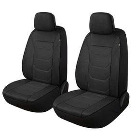 Pariiaotin front seat cover showing full front view and sleek protection