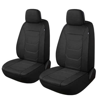 Pariiaotin front seat cover showing full front view and sleek protection