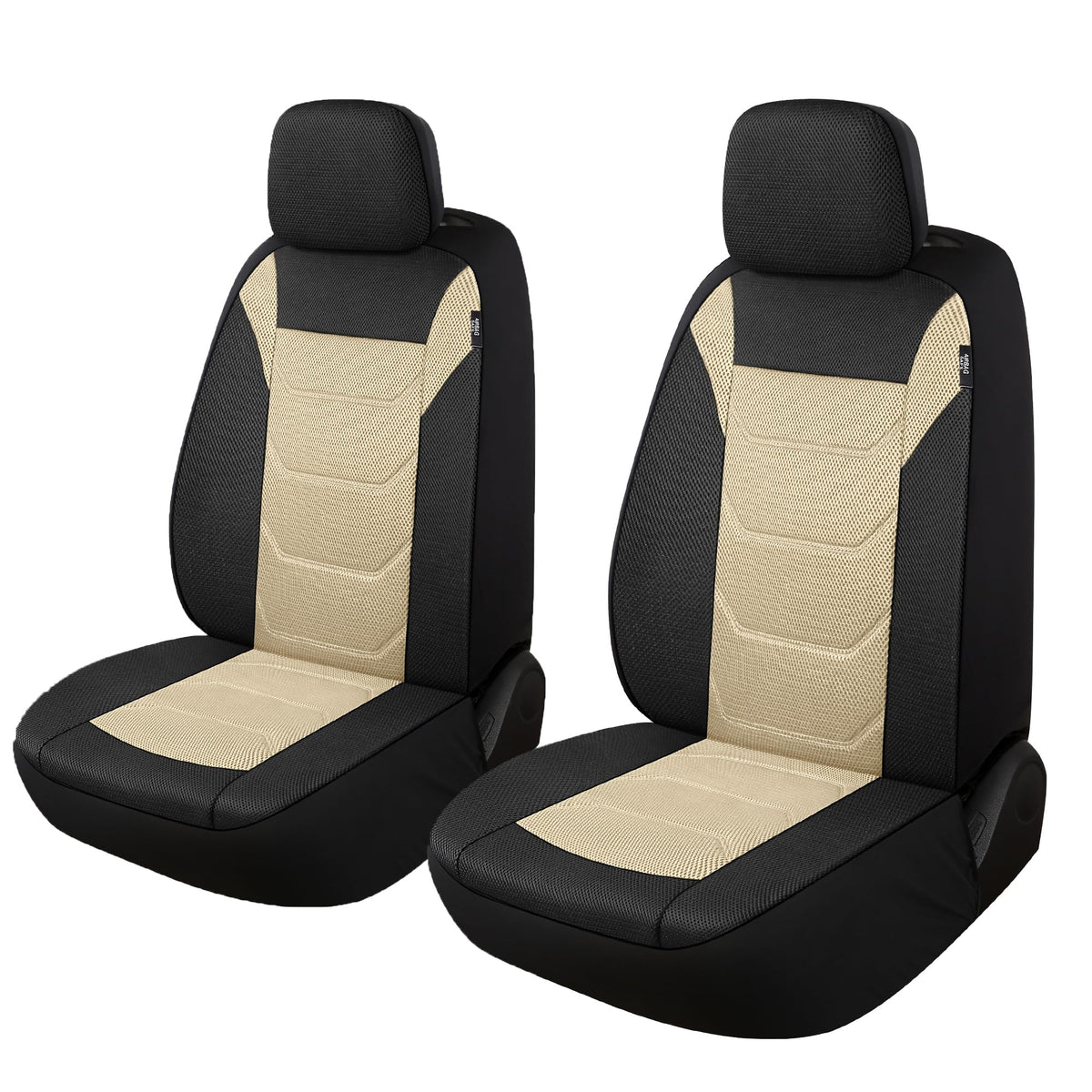 Pariiaotin front seat covers front view showing clean interior refresh benefit