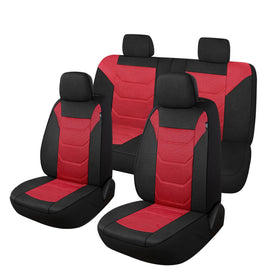 Pariiaotin front seat full view showing protective stylish cover and refreshed interior