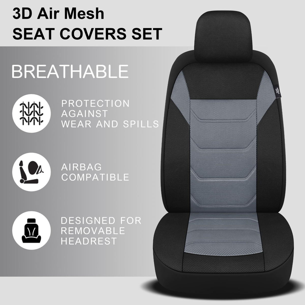 Pariiaotin installed rear seat view showing belt access and clean fit