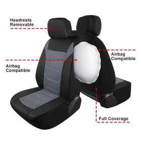 Pariiaotin lifestyle shot of a road-trip interior offering style and seat protection