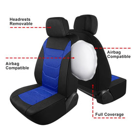 Pariiaotin seat belt and airbag access detail ensuring safety compatibility
