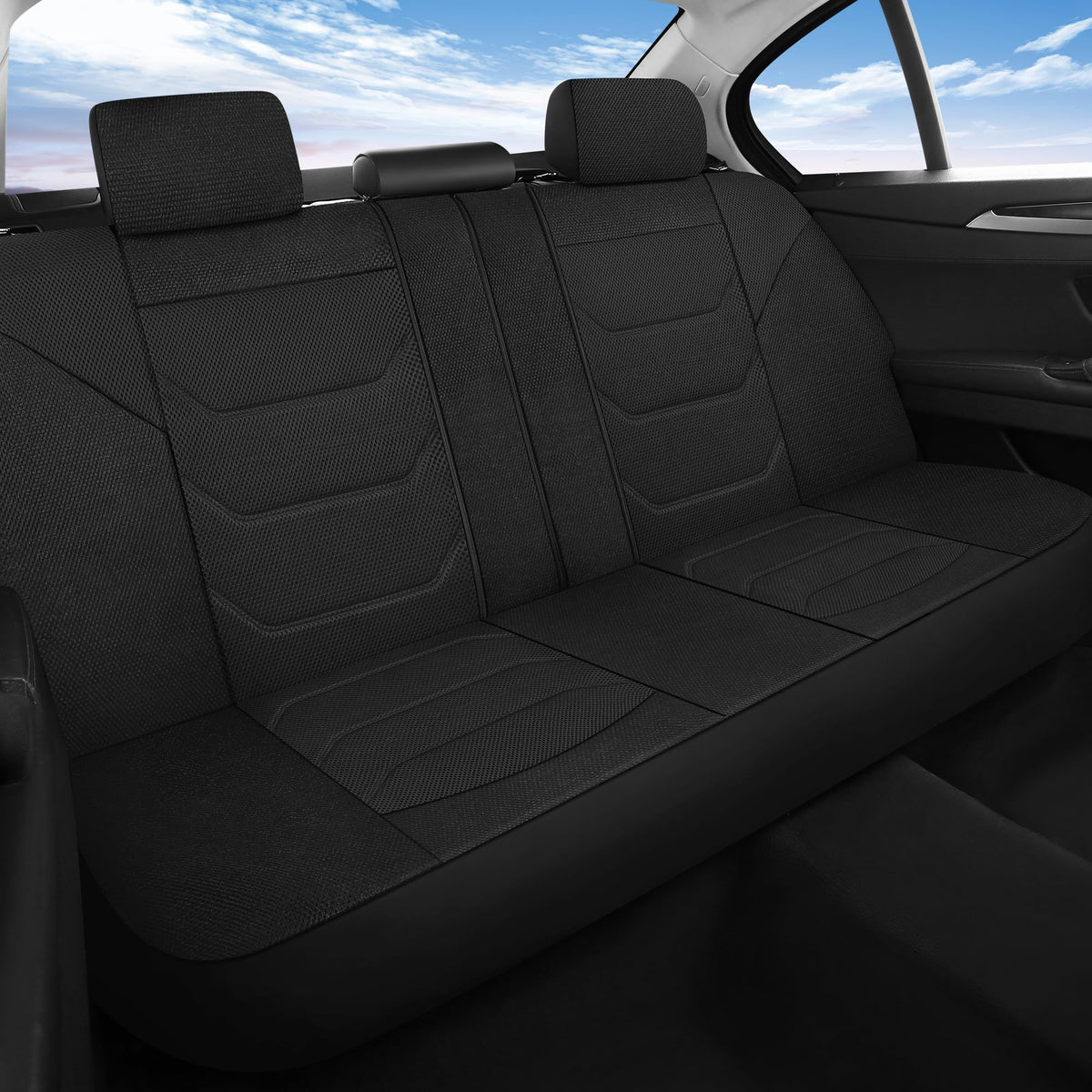Pariiaotin covers installed in car illustrating easy refresh and everyday protection