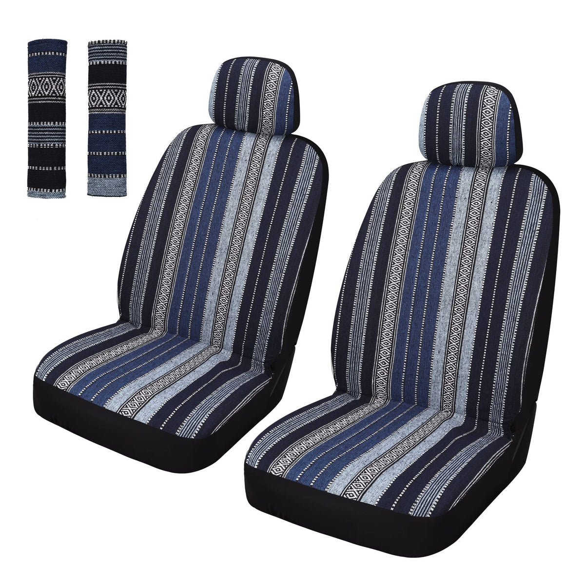 Pariitadin front packaging showing blue seat covers and contents for quick install
