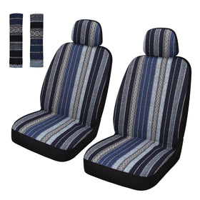Pariitadin front packaging showing blue seat covers and contents for quick install