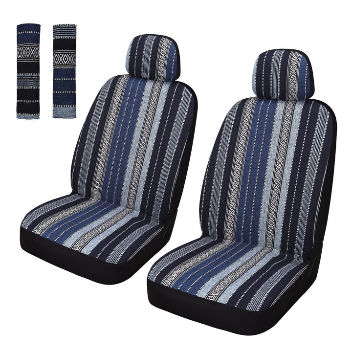 Pariitadin front packaging showing blue seat covers and contents for quick install