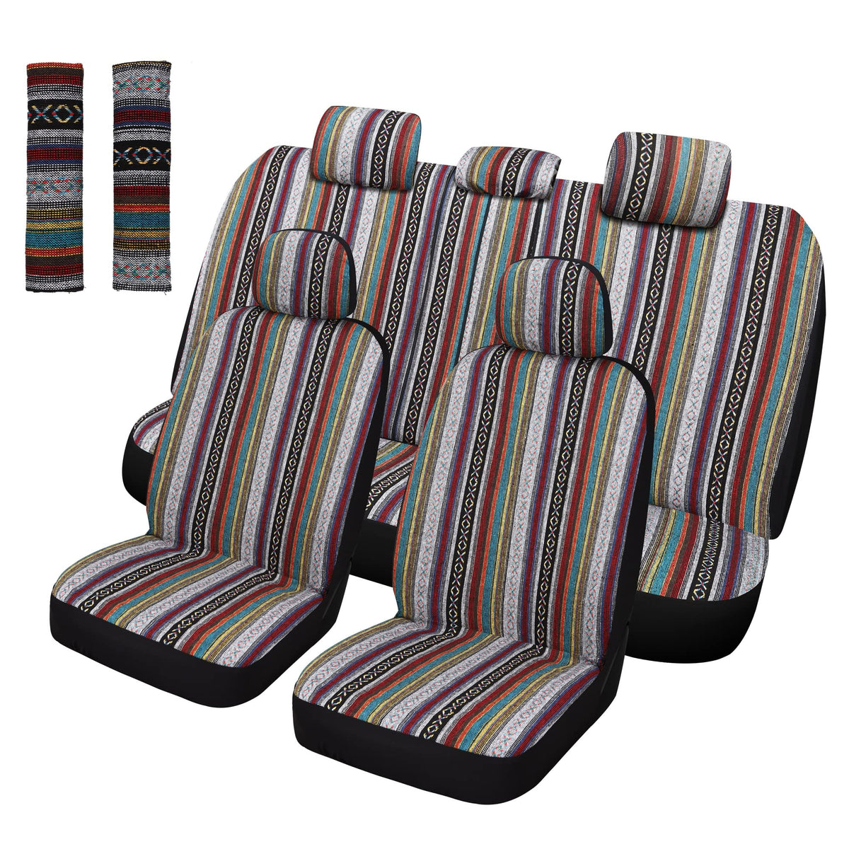 Pariitadin front seat full view showing protection and stylish color.