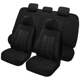 Pariitadin front seat full view showing protective fit and renewed interior