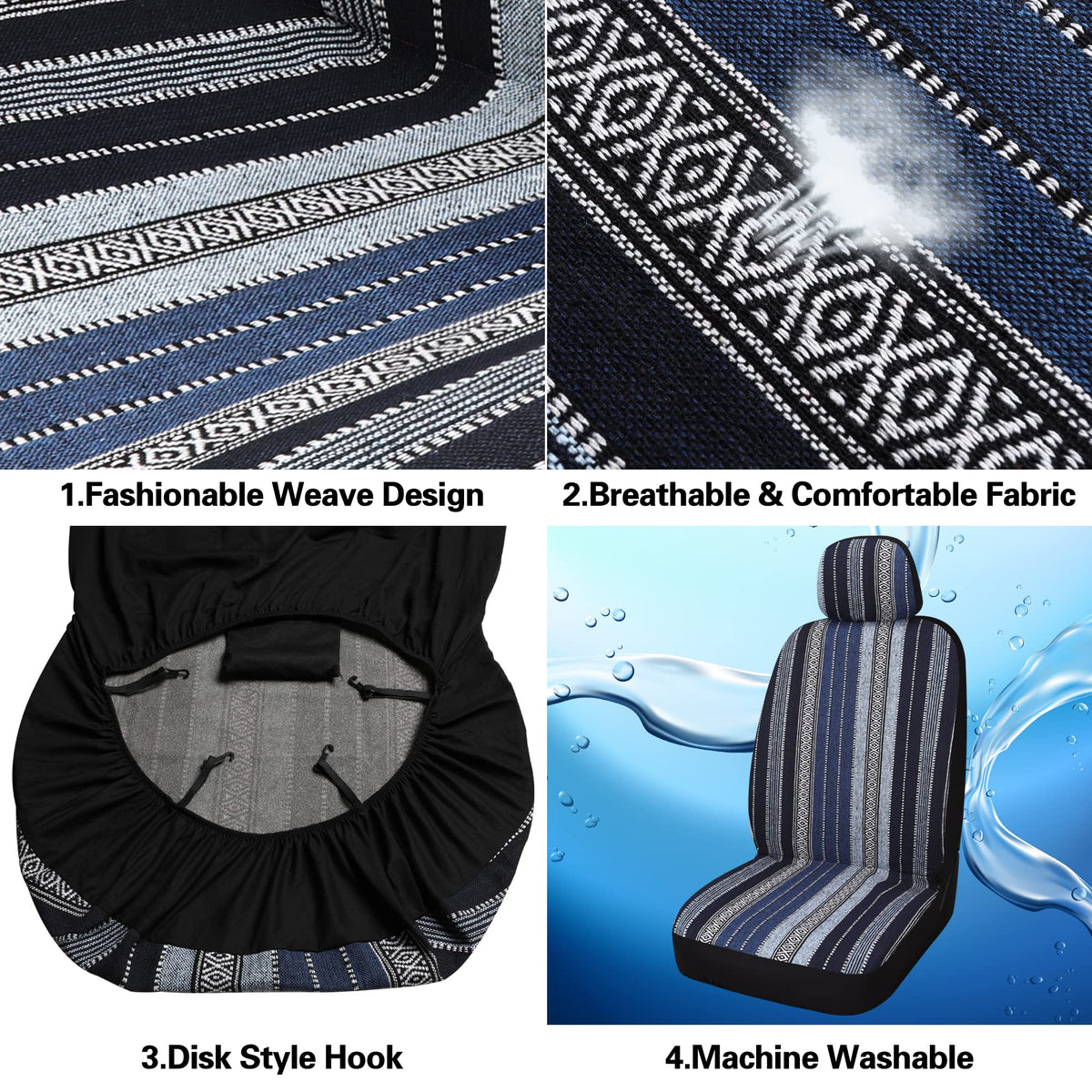 Pariitadin installed on passenger seat illustrating universal fit and style