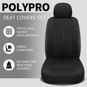 Pariitadin rear seat full set installed demonstrating coverage and style