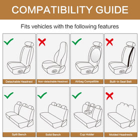 Pariitadin size comparison on seat showing universal fit and coverage.
