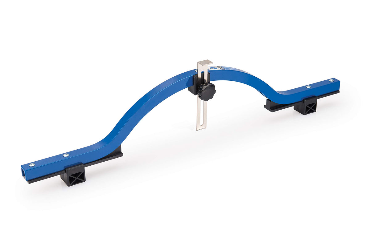 Park Tool WAG-4 front view showing compact gauge and scale for accurate dish readings