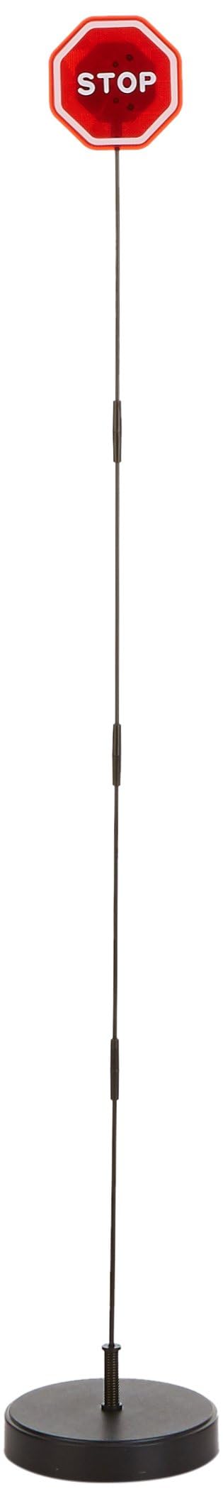 Parkez front view of pole and weighted base showing compact footprint and clear signaling