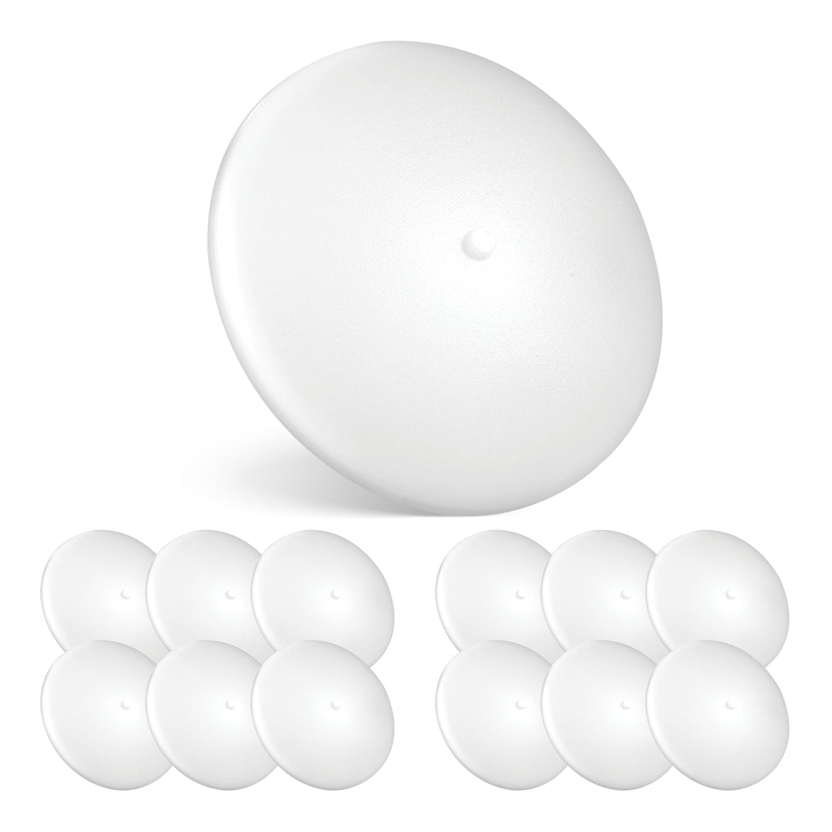 Parmida front view pack of 12 lights showing uniform glow and space savings