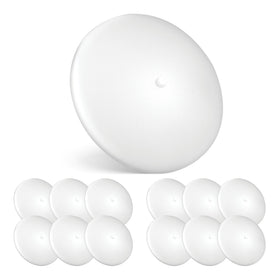 Parmida front view pack of 12 lights showing uniform glow and space savings