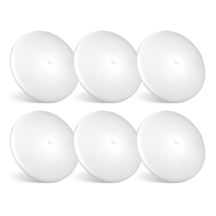 PARMIDA front view of six-pack puck lights showing compact design and easy installation benefit