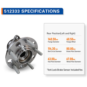 PAROD side profile of mounted hub illustrating correct fit and wheel support