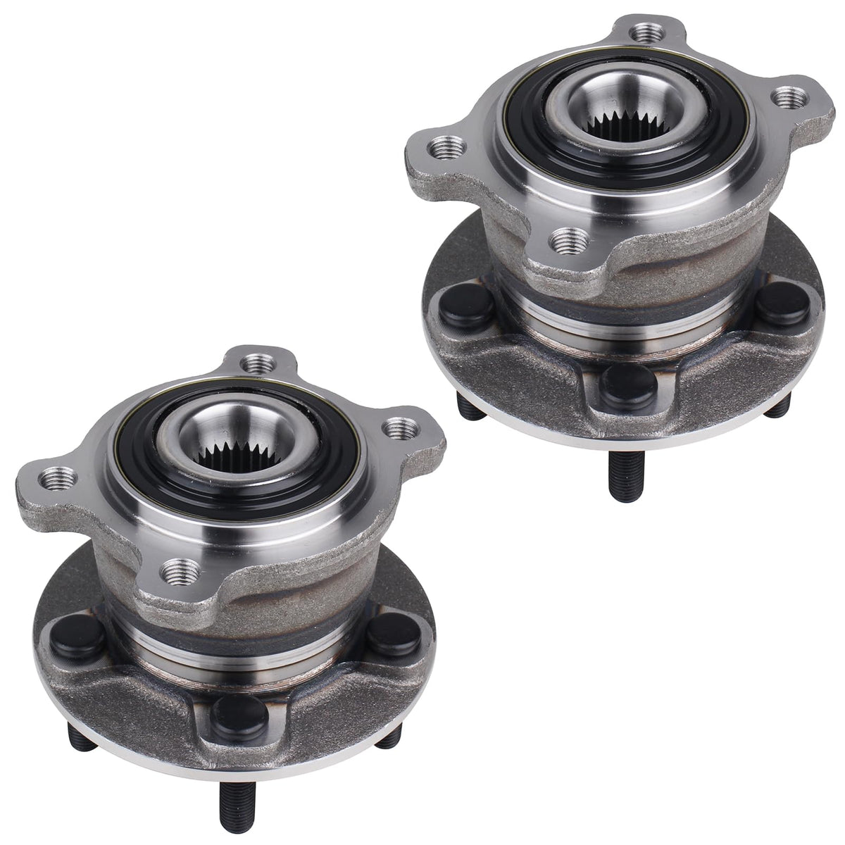 PAROD front view showing both 512500 hub assemblies and correct fitment