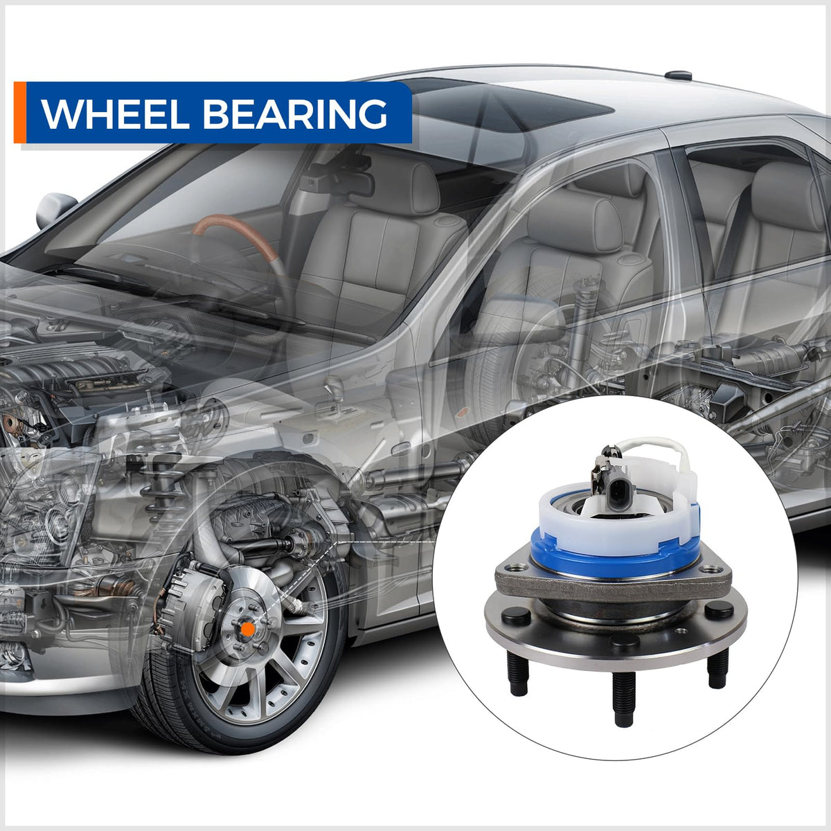 PAROD ABS tone ring detail ensuring accurate wheel speed sensor readings and safety