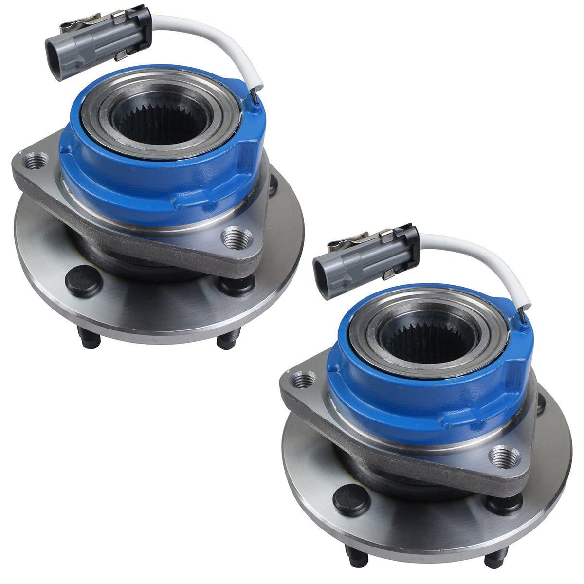 PAROD front hub assembly front view showing mounting holes and flange benefit secure fit