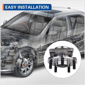 PAROD ABS tone ring area close-up, ensures accurate ABS sensing and safer braking performance