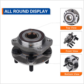 PAROD close-up of bearing surface and seals, demonstrates durable construction and smooth rotation