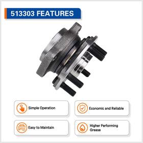 PAROD packaged hub assembly with accessories, ready-for-installation and reduces installation time