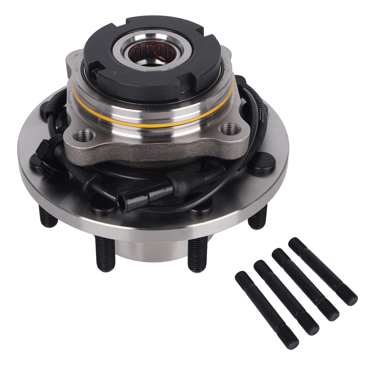 PAROD 515057 front hub assembly showing full unit and sealed bearing, ensures direct replacement fit
