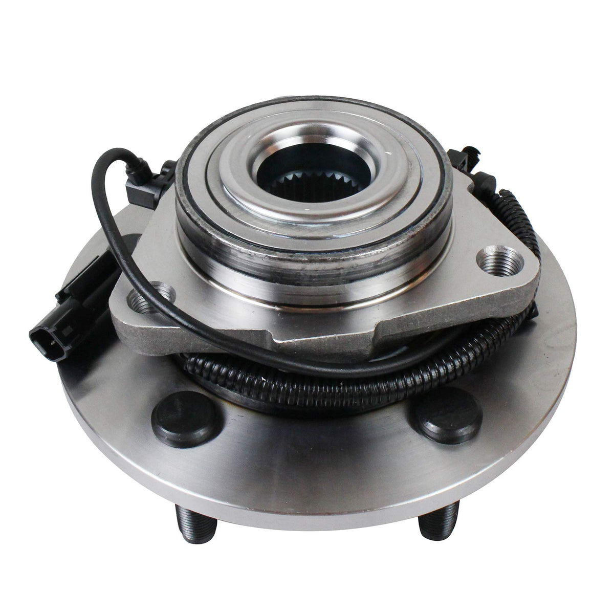 PAROD full front hub assembly showing bolt pattern and flange benefit