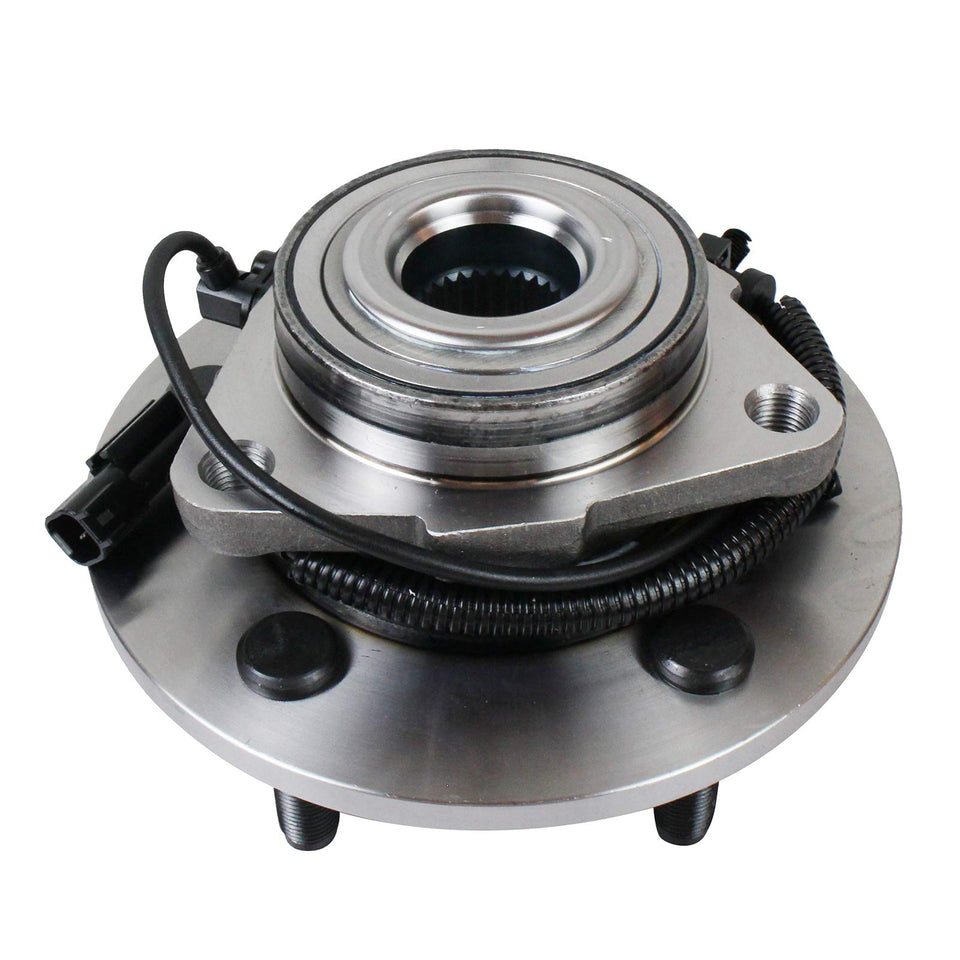 PAROD full front hub assembly showing bolt pattern and flange benefit