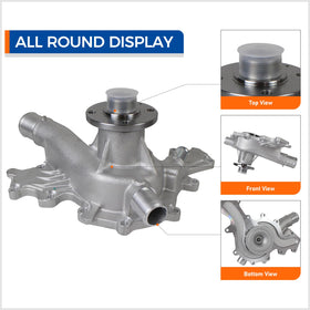 PAROD impeller close-up revealing balanced vanes for improved coolant flow