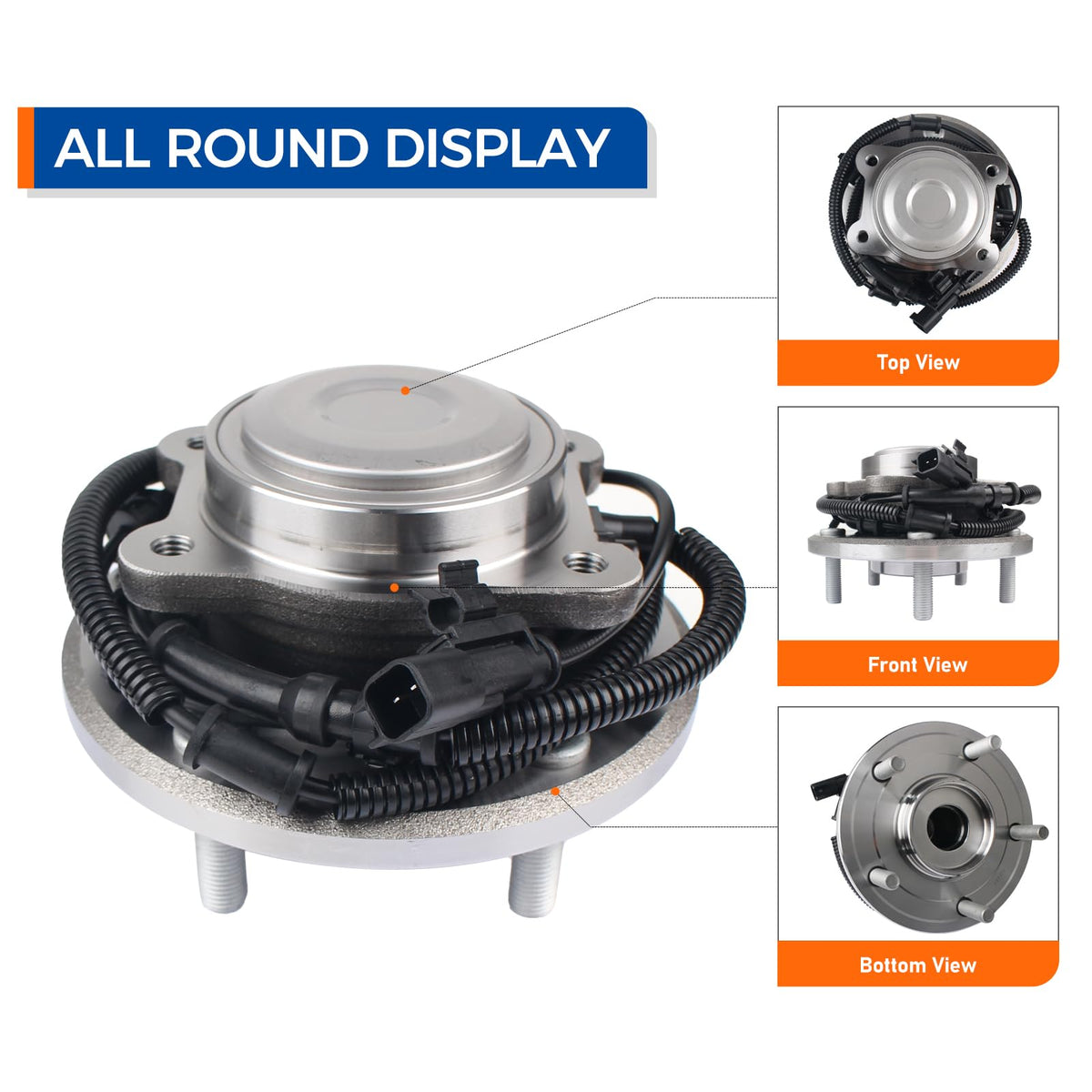 PAROD close-up of bearing surface highlighting durable construction and smooth rotation