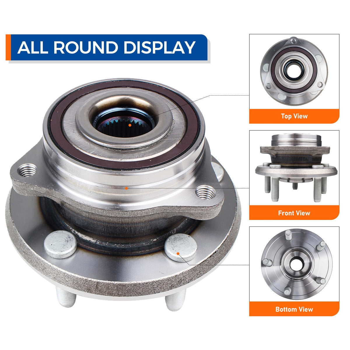 PAROD close-up of bearing race detail demonstrating precision machining and durability