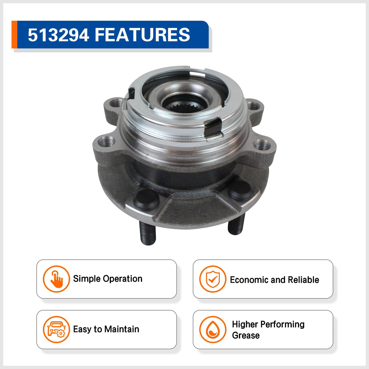 PAROD hub installed on knuckle in workshop showing ease of replacement benefit
