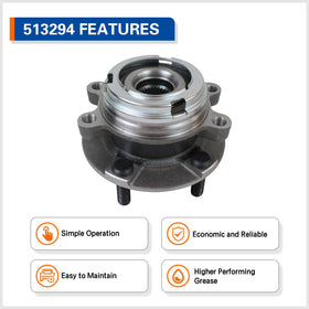 PAROD hub installed on knuckle in workshop showing ease of replacement benefit