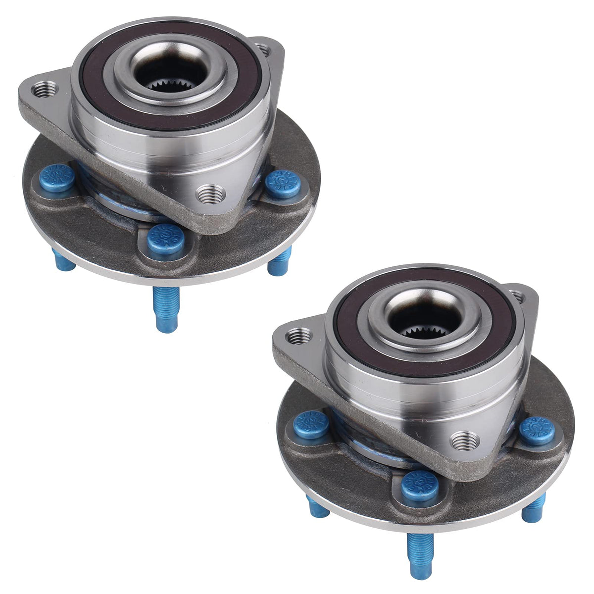 PAROD front hub assembly front view showing secure wheel mounting benefit
