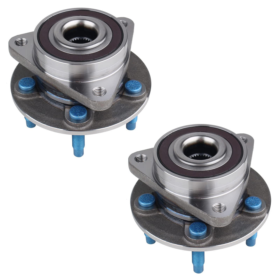PAROD front hub assembly front view showing secure wheel mounting benefit