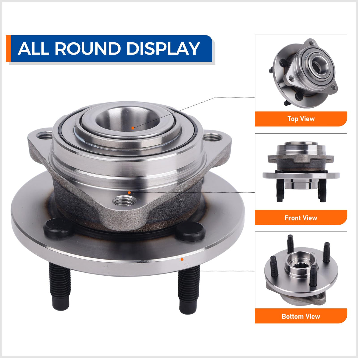 PAROD close-up of sealed bearing showing durable construction and protection