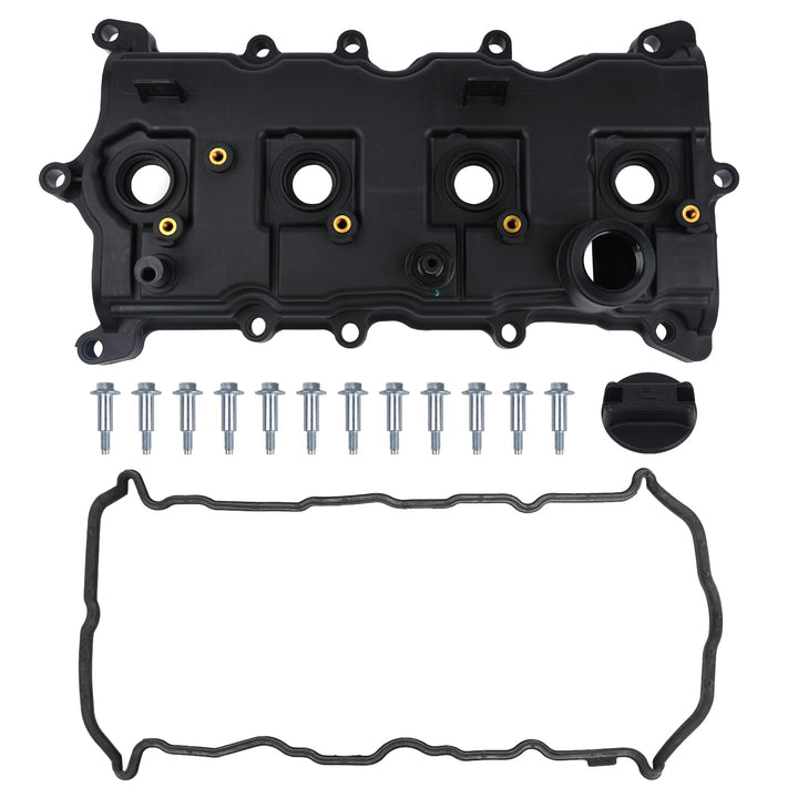 PAROD valve cover front view showing fit and OEM-style finish for leak prevention